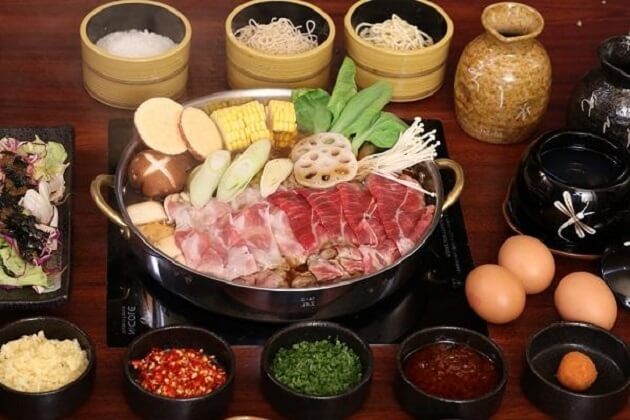 Sukiyaki - món ăn ở nhật bản