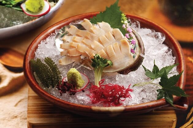 sashimi Ốc Tsubugai
