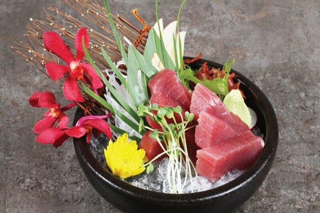 Sashimi lòng Cá Ngừ - sashimi là số gì
