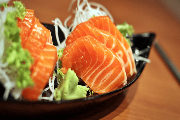 Sashimi Cá Hồi - các món sashimi